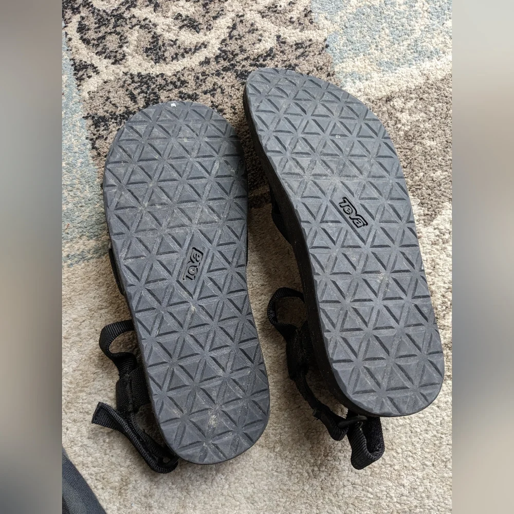 Teva Black Men's Sporty Webbing Sandals